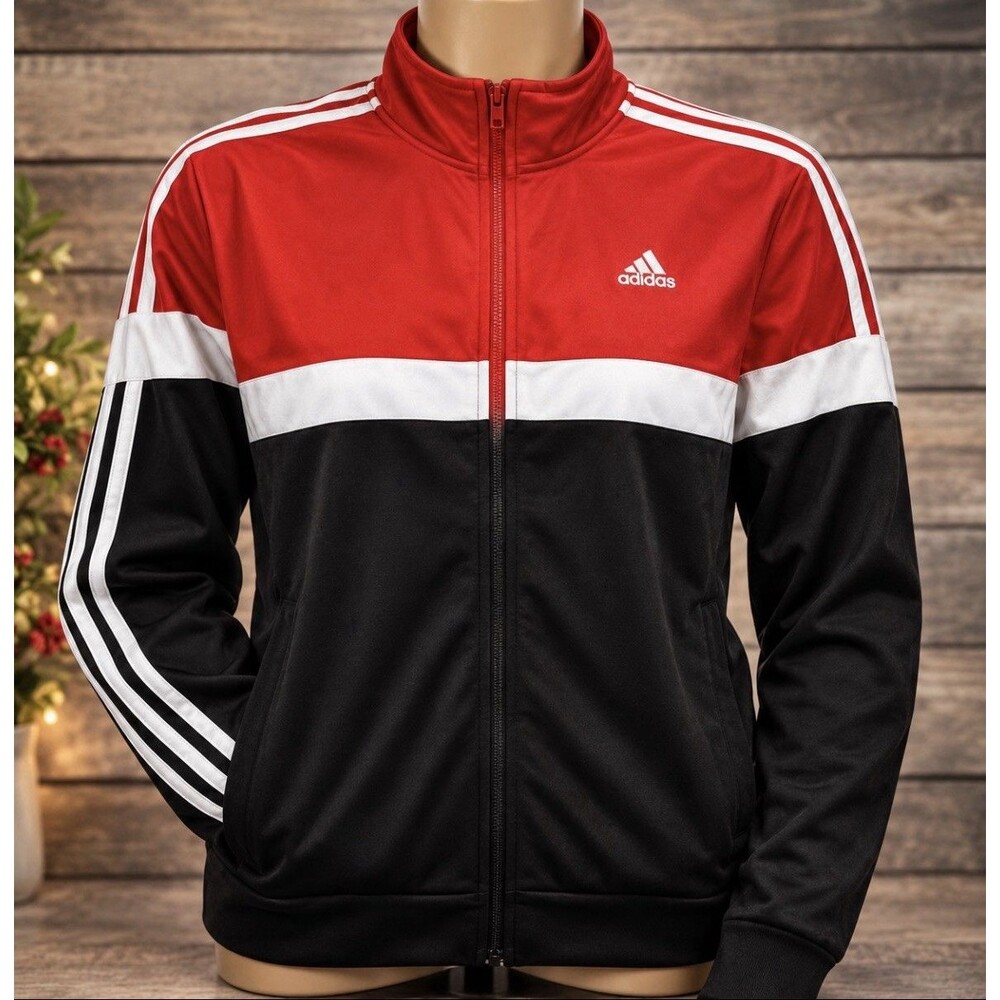 Adidas Size Large Women’s Zip Athletic Wear Jacket 36” Bust 24” Length